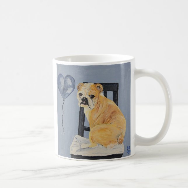 Bulldog Madeline Coffee Mug (Right)