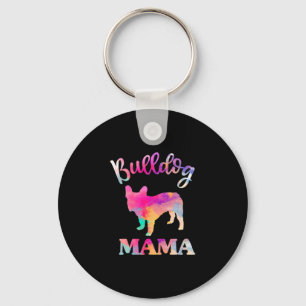 Bulldog Mama  Key Ring