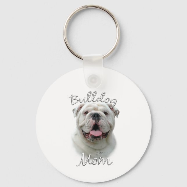 Bulldog Mum 2 Key Ring (Front)