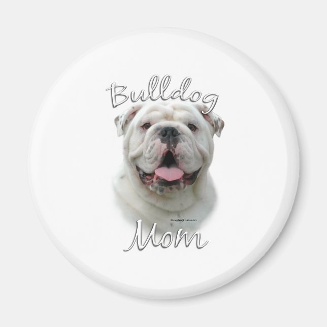Bulldog Mum 2 Magnet (Front)