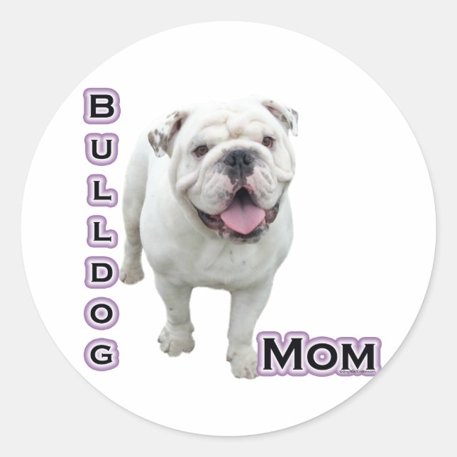 Bulldog Mum 4 - Sticker (Front)