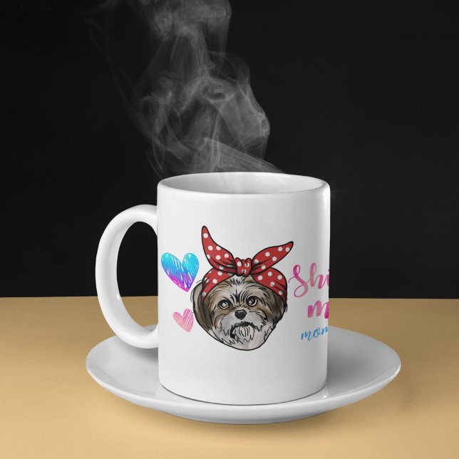 Bulldog Mum Cute Mother's Day Dog Lover Coffee Mug (Creator Uploaded)