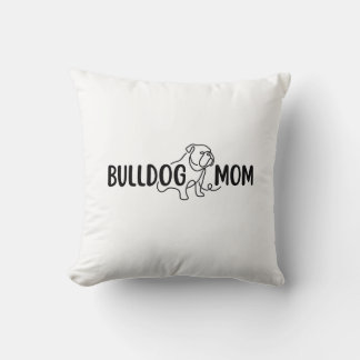 Bulldog Mum | Dog Mum | Birthday Gift For Mum Cushion