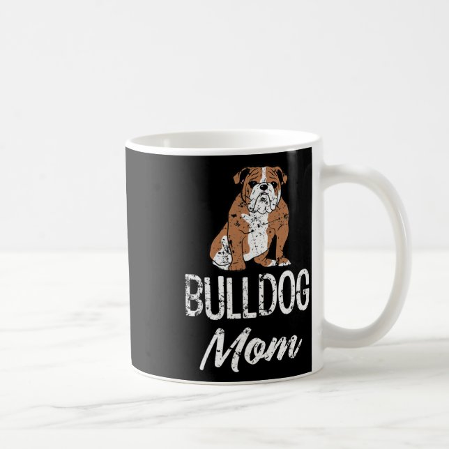 Bulldog Mum Fun Saying Womens  Coffee Mug (Right)