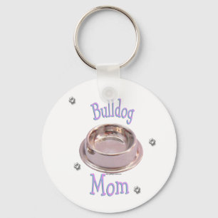 Bulldog Mum Keychain