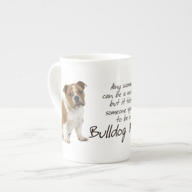 Bulldog Mum Mug (Front Left)