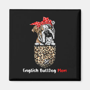 Bulldog Mum Pocket Bulldog Mum Mother's Day Magnet