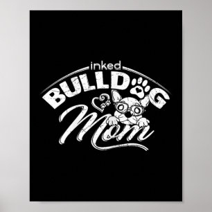 Bulldog Mum Tattoos Old English Bulldog Mum Tattoo Poster