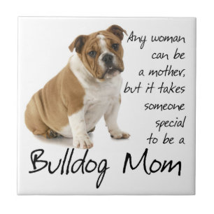 Bulldog Mum Tile