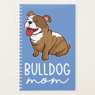 Bulldog Mum Women Bulldog Lover  Planner