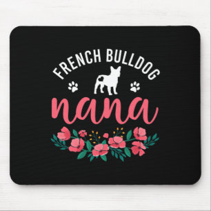 Bulldog Nana Gifts Women Cute Dog Lover Christmas  Mouse Pad