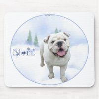 Bulldog Noel Mousepad