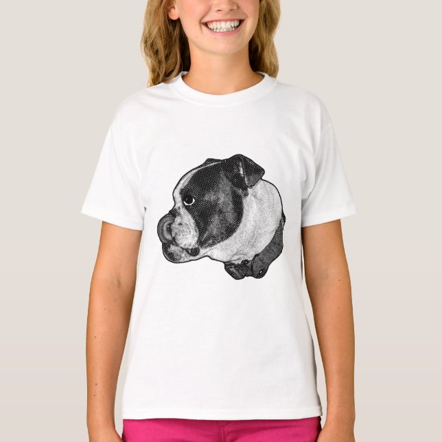 Bulldog Nose-Lick Tee (Front)