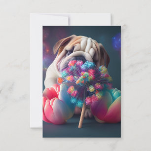 BULLDOG NOTE CARD