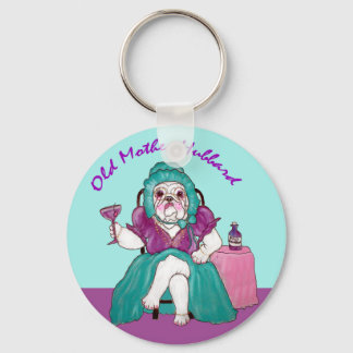Bulldog Old Mother Hubbard Key Ring