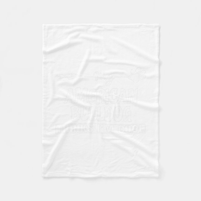 Bulldog Owners  Fleece Blanket (Front)