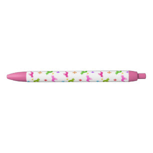 Bulldog Pattern Pet Business Desk Style Black Ink Pen