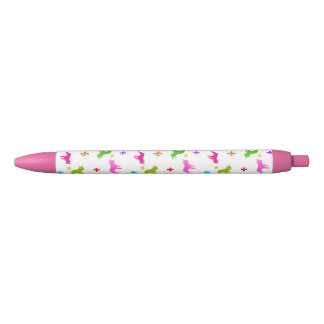 Bulldog Pattern Pet Business Desk Style Black Ink Pen