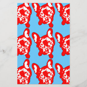 Bulldog Pattern Stationery