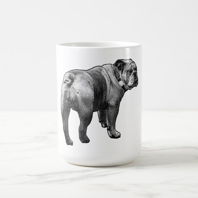 Bulldog Pause, Steady Sip Coffee Mug (Center)