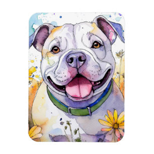 Bulldog Photo Magnet