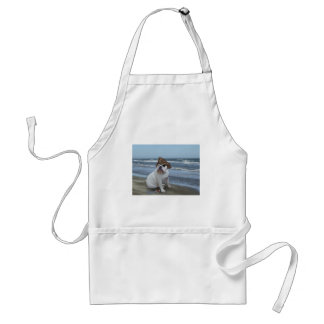 Bulldog Pirate on the beach Standard Apron