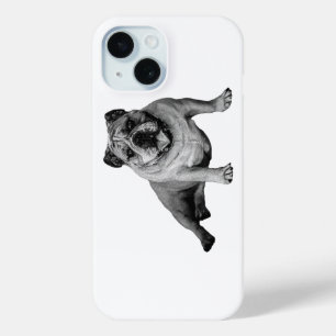 Bulldog Playful Design for iPhone 15 Case
