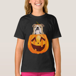Bulldog Pumpkin     T-Shirt