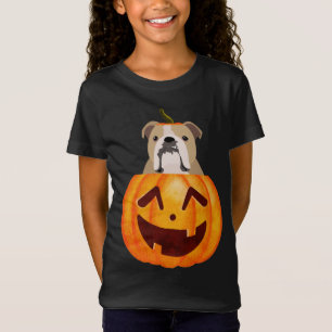 Bulldog Pumpkin T-Shirt