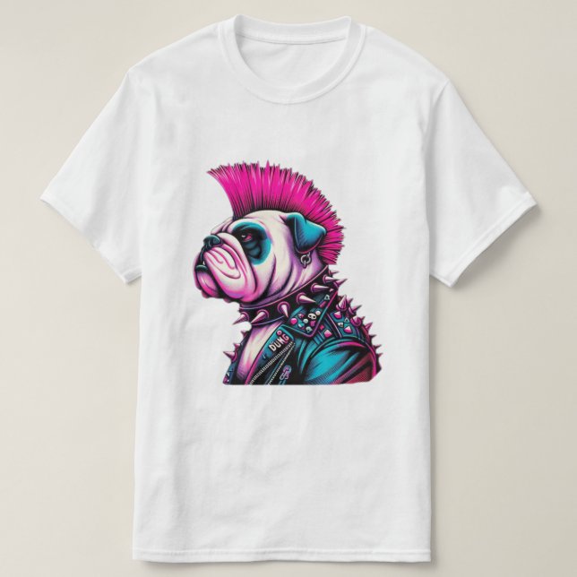 BULLDOG-PUNK ROCK T-Shirt (Design Front)