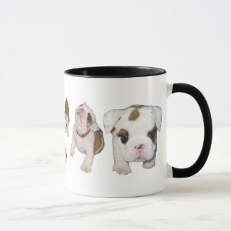 bulldog puppy mug