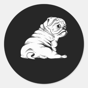 Bulldog - Puppy Owner Dog Lover Animal Classic Round Sticker