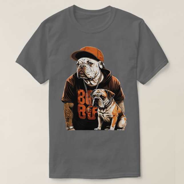 Bulldog Rapper 4 T-Shirt (Design Front)