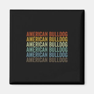 Bulldog Retro Magnet