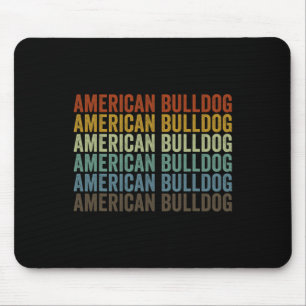 Bulldog Retro Mouse Pad