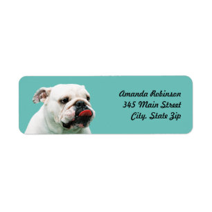 Bulldog Return Address Label