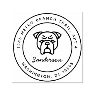 Bulldog Return Address Stamp Self-Inking
