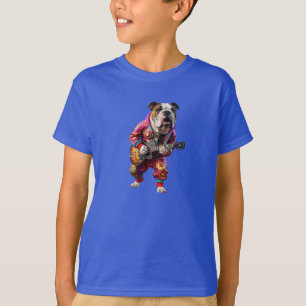 Bulldog Rock Star Kid's T-Shirt