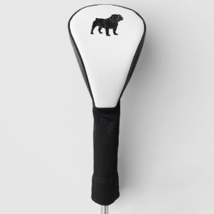 Bulldog Silhouette Golf Head Cover