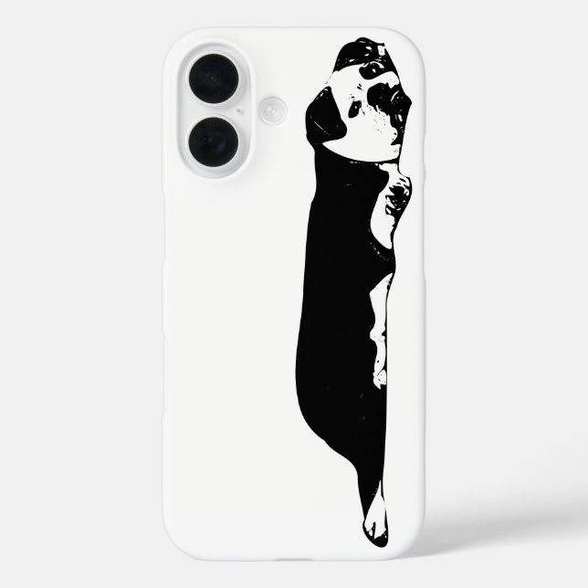 Bulldog Sleek Guard Case-Mate iPhone Case (Back)