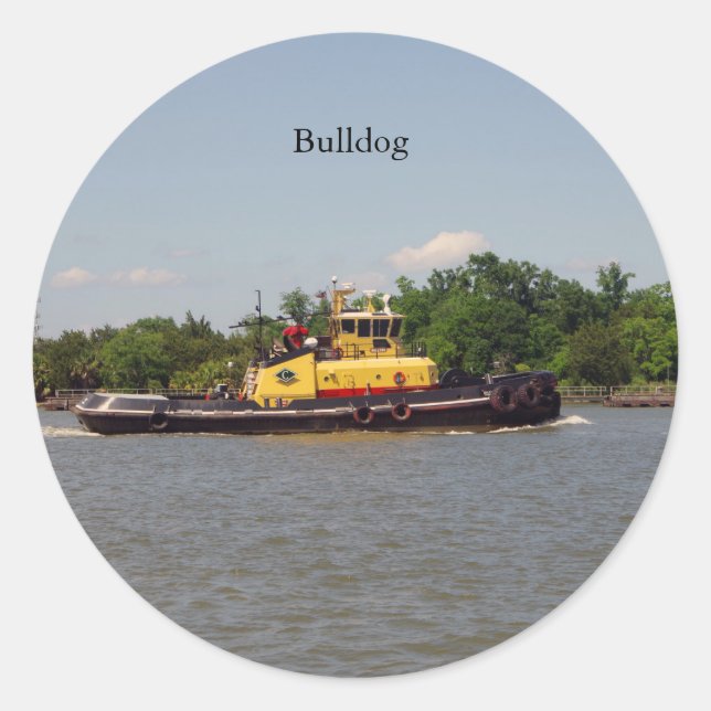 Bulldog sticker (Front)