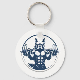 Bulldog Strength Key Ring