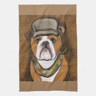 Bulldog               tea towel