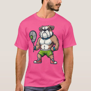 Bulldog Tennis Club Animals Sport Tournament T-Shirt