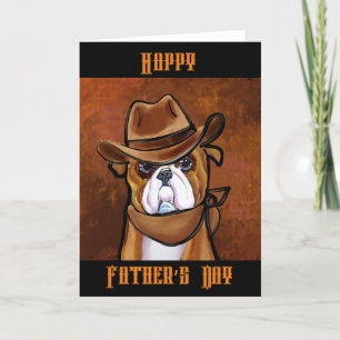Bulldog thank you card