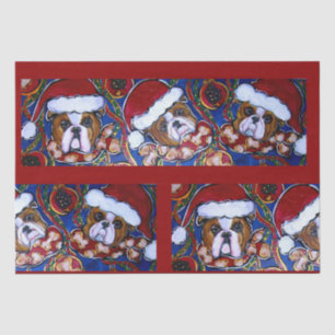 Bulldog tissue paper