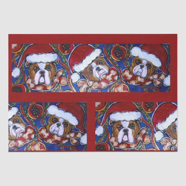 Bulldog    tissue paper (Front)