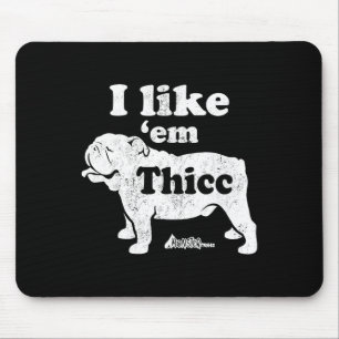 Bulldog Top  Mouse Pad