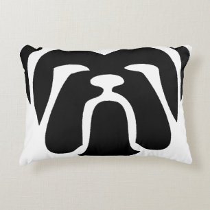 bulldog tribal decorative cushion