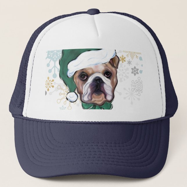 Bulldog   trucker hat (Front)